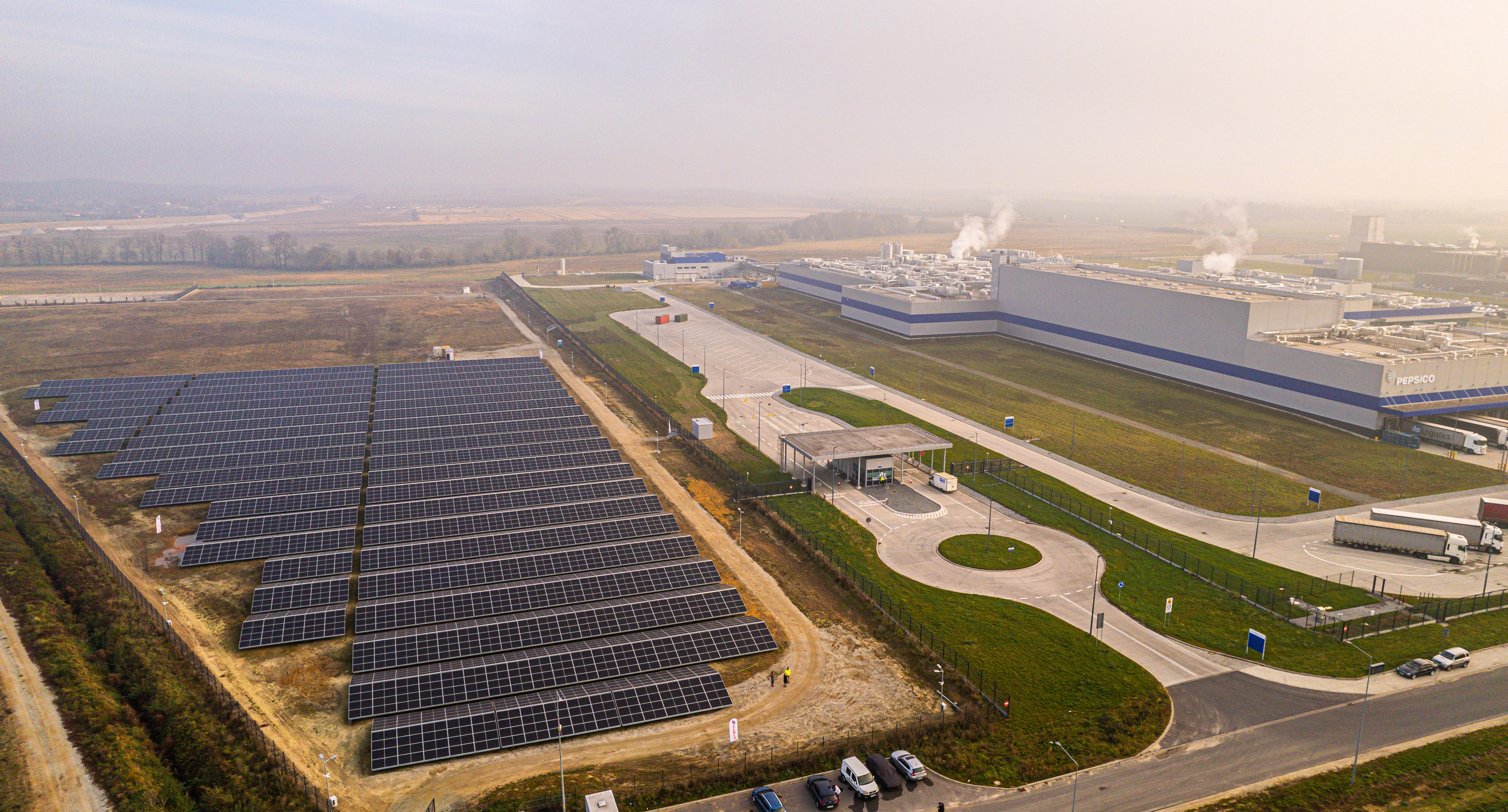 PepsiCo uruchamia swoją największą farmę fotowoltaiczną w Polsce